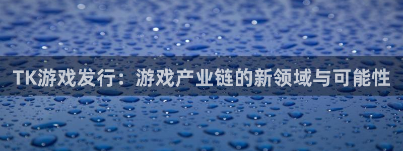 新宝GG子 到底怎么样：TK游戏发行：游戏产业链的新领域与可能性